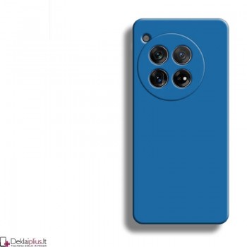 Liquid Air silikoninis dėklas su kameros apsauga - mėlynas (Oneplus 12 5G)